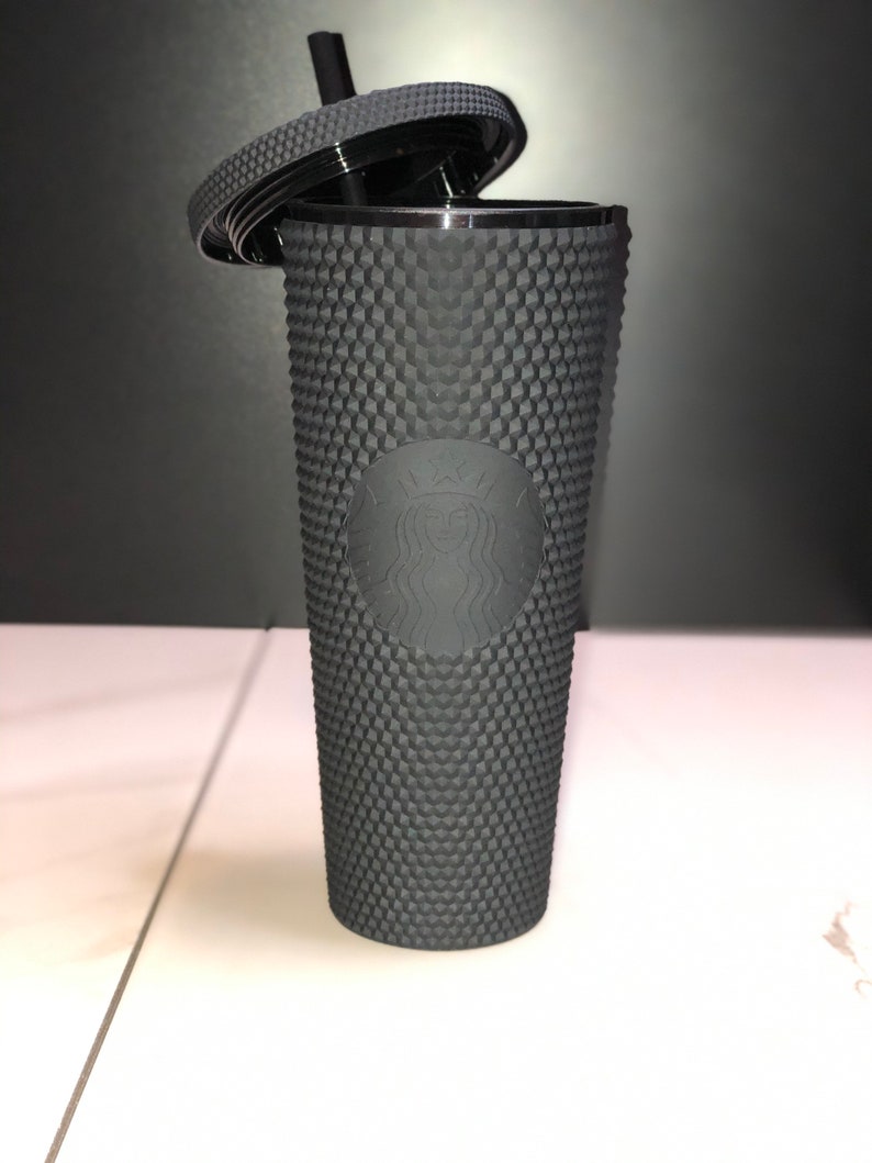 starbucks butter yellow studded tumbler