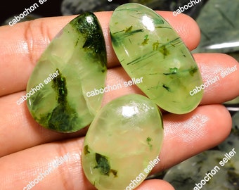 Great Lot Natural Prehnite 10X14 mm Pear Cabochon Loose Gemstone AB01 Great Lot Natural Prehnite 10X14 mm Pear Cabochon Loose Gemstone AB01