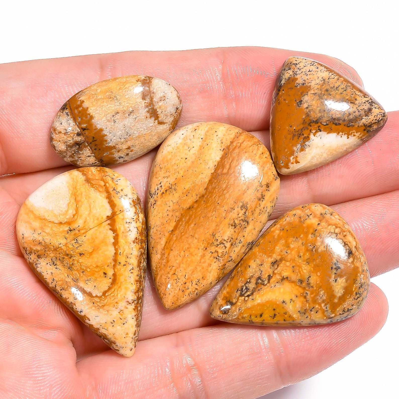 Picture Jasper Wholesale Lot Natural Picture Jasper Etsy