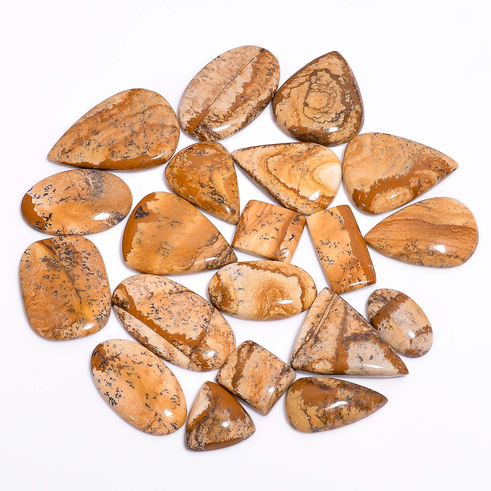 Picture Jasper Wholesale Lot Natural Picture Jasper Etsy