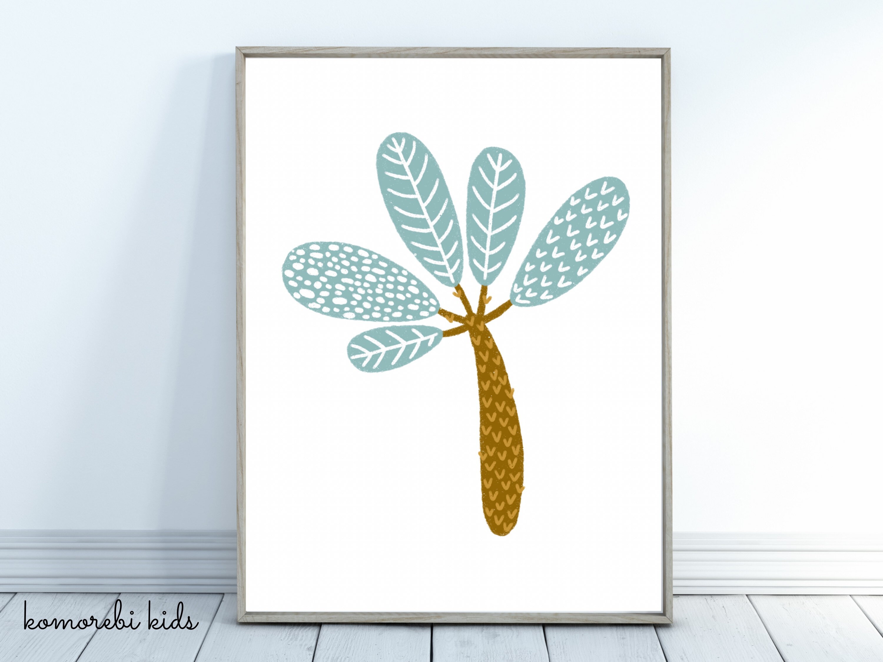 Palm Tree Nursery Tropical Nursery Decor Jungle Nursery Art Etsy