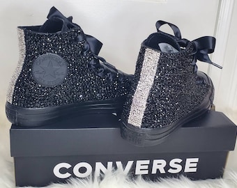 bling high top converse