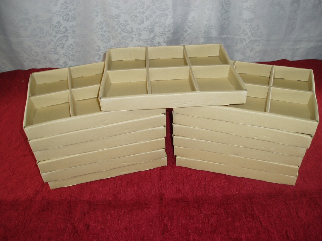 13 Cardboard Storage Containers. Craft Storage! - Etsy