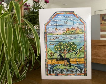 Greetings card - 'A Window into Linlithgow'