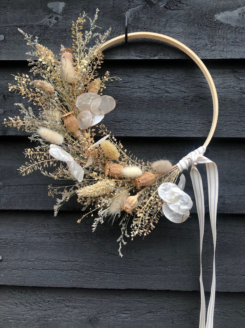 DIY Dried Flower Hoop/wreath Kit DIY Dried Flower Etsy
