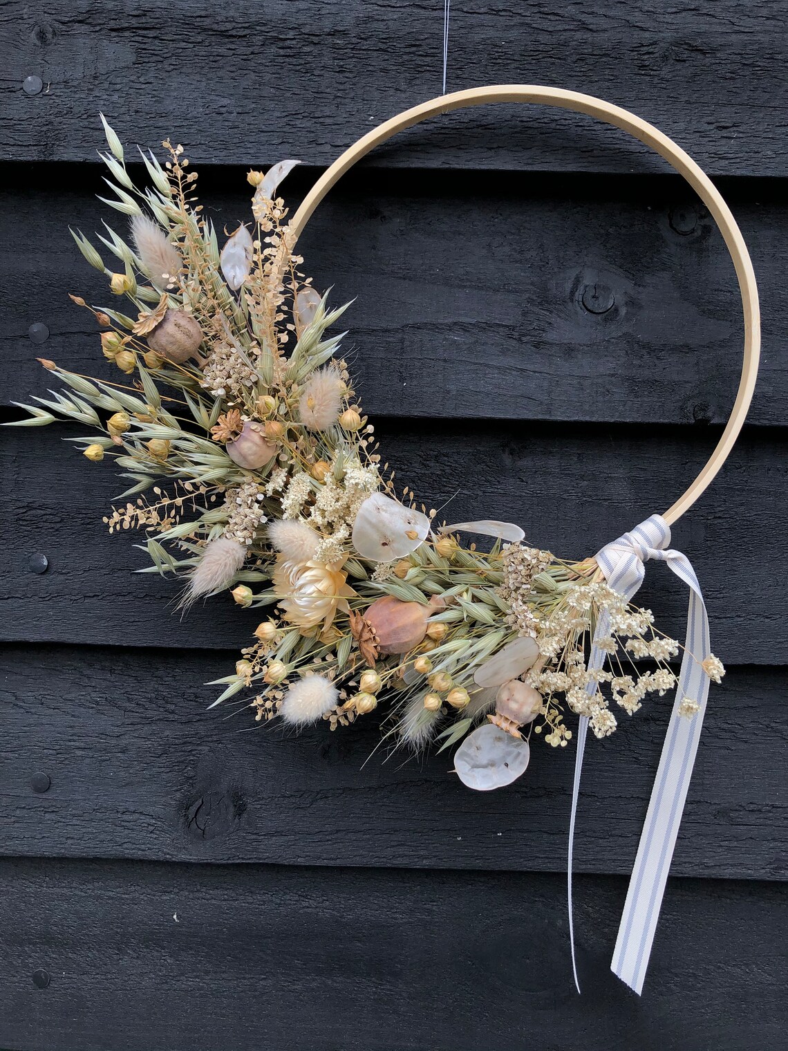 DIY Dried Flower Hoop/wreath Kit DIY Dried Flower Etsy