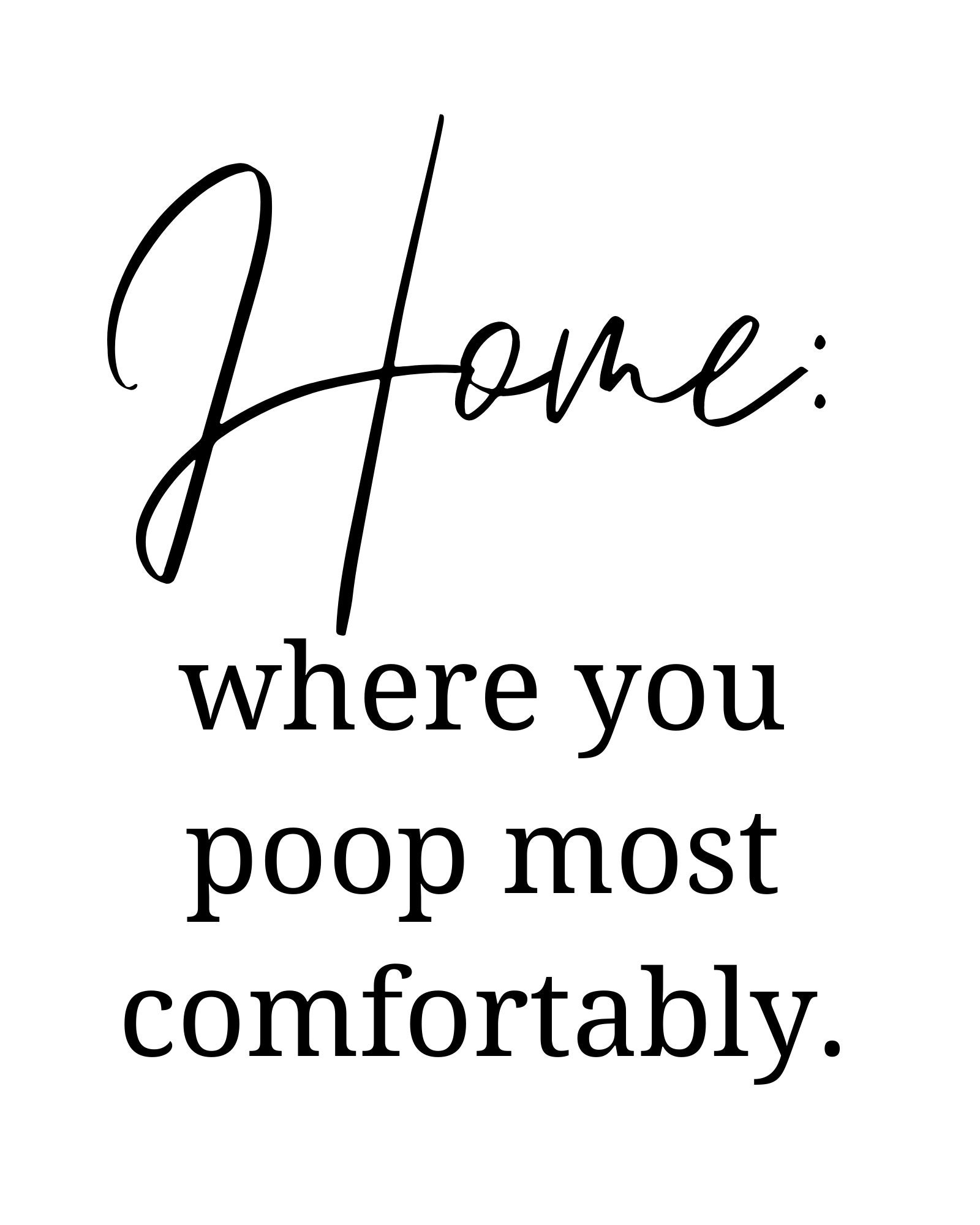 Home decor Funny bathroom signs Bathroom sayings Modern | Etsy