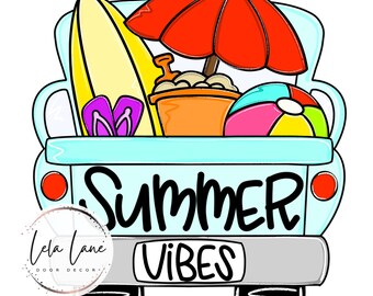 MODELLO: Camion Summer Vibes, appendino per porta, estate