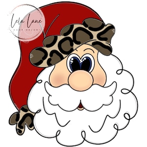 Door Hanger SVG- Digital Download, Santa Sign SVG, Laser Cut File, Glowforge SVG, Door Sign Cut File