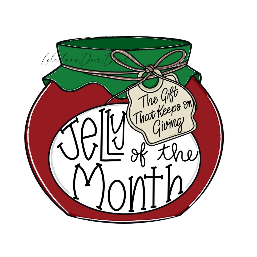 TEMPLATE: Jelly of the Month, Full Size, Ornament - Etsy