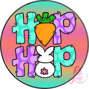 PLANTILLA: Pascua / Colgador de puerta / Hip Hop