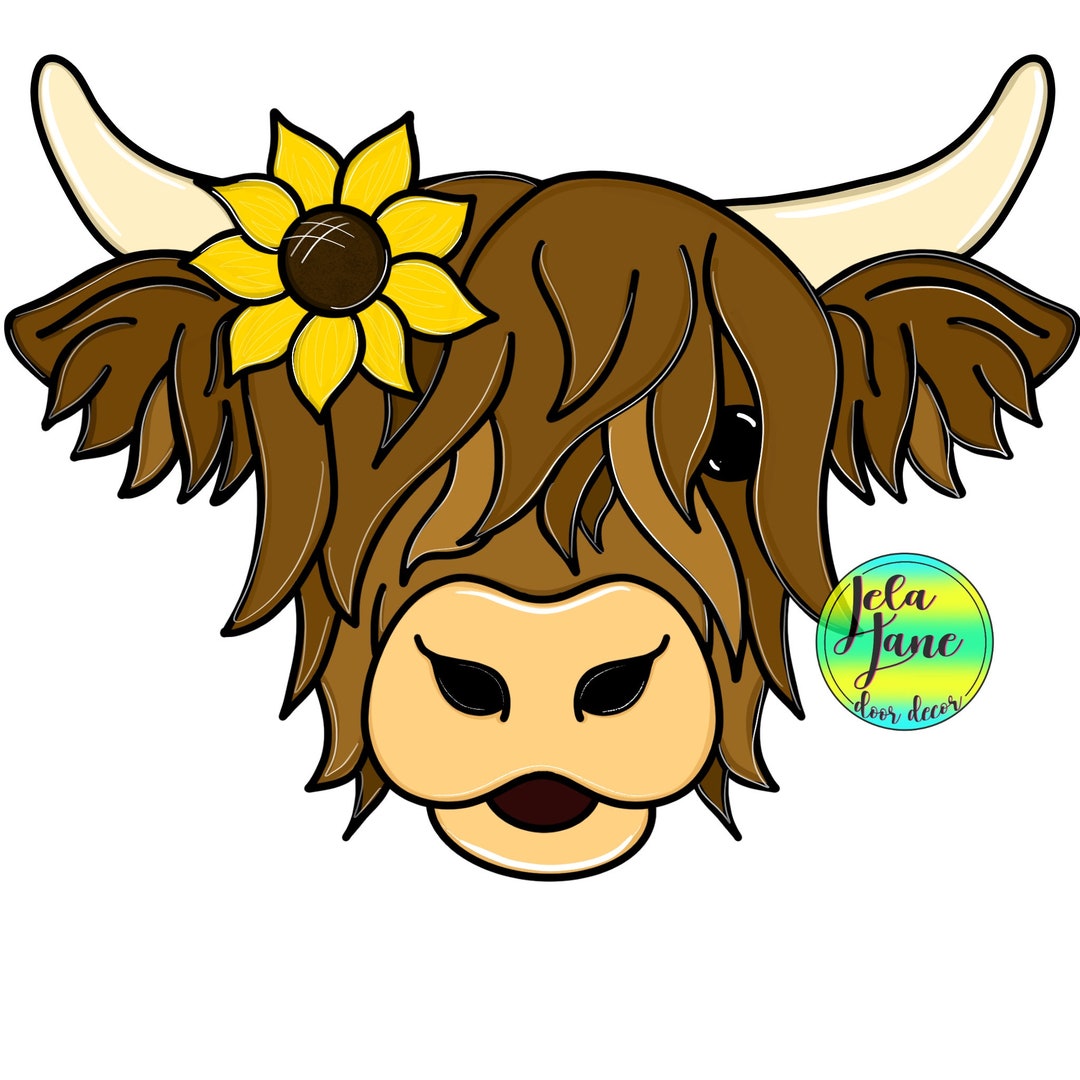 TEMPLATE Highland Cow Etsy TEMPLATE Highland Cow Etsy