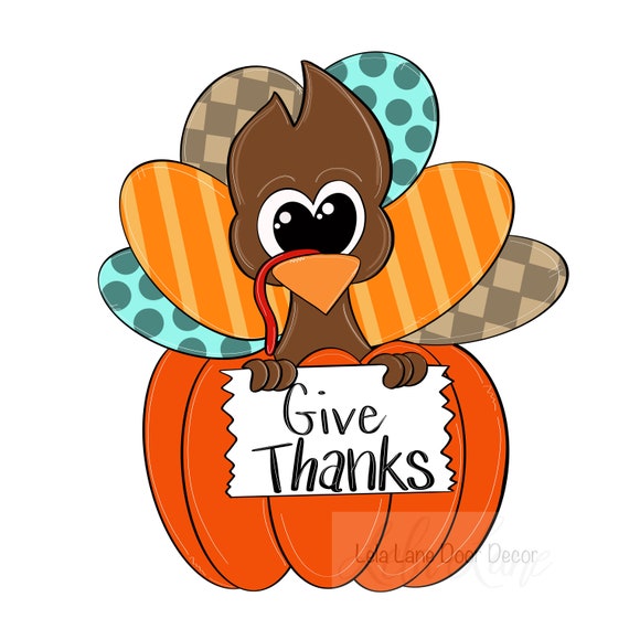 Template: Turkey Pumpkin - Etsy