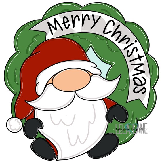 TEMPLATE: Merry Christmas Gnome Etsy