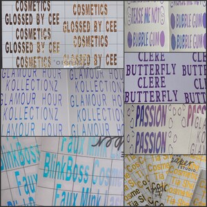 vinyl labels etsy