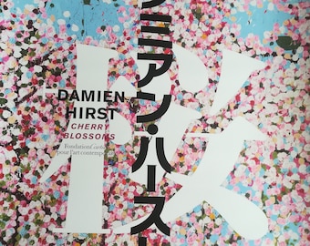 ダミアン・ハーストの「The Currency Yellow HENI」ポスター。スポット