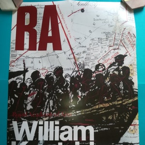 William Kentridge exhibition poster