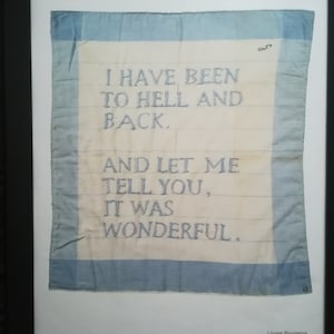louise Bourgeoisie Ich bin in der Hölle und zurück gewesen
