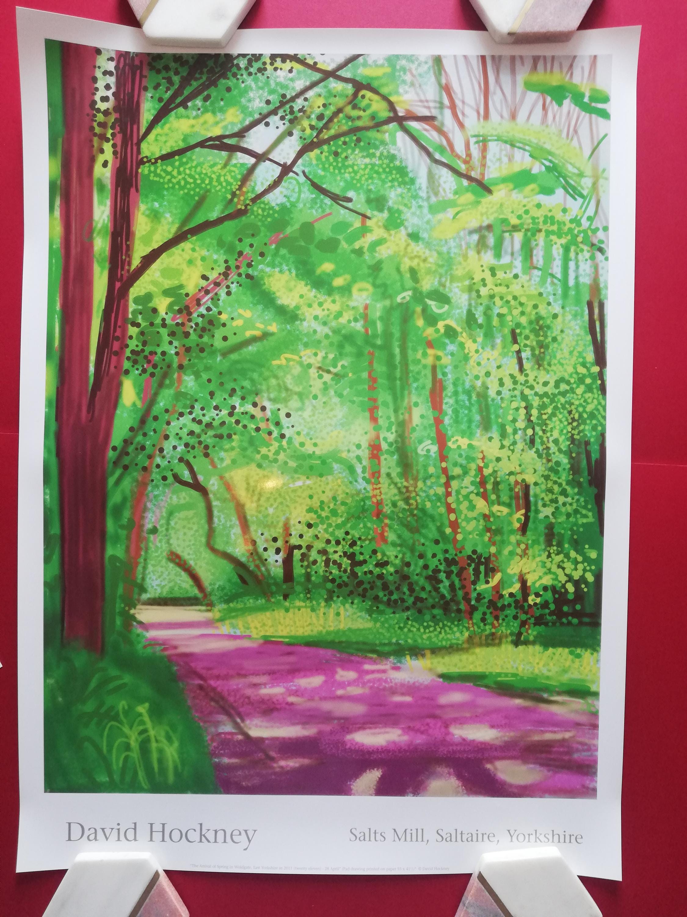 28th April 2011 (the Arrival of Spring) by David Hockney Poster - Etsy