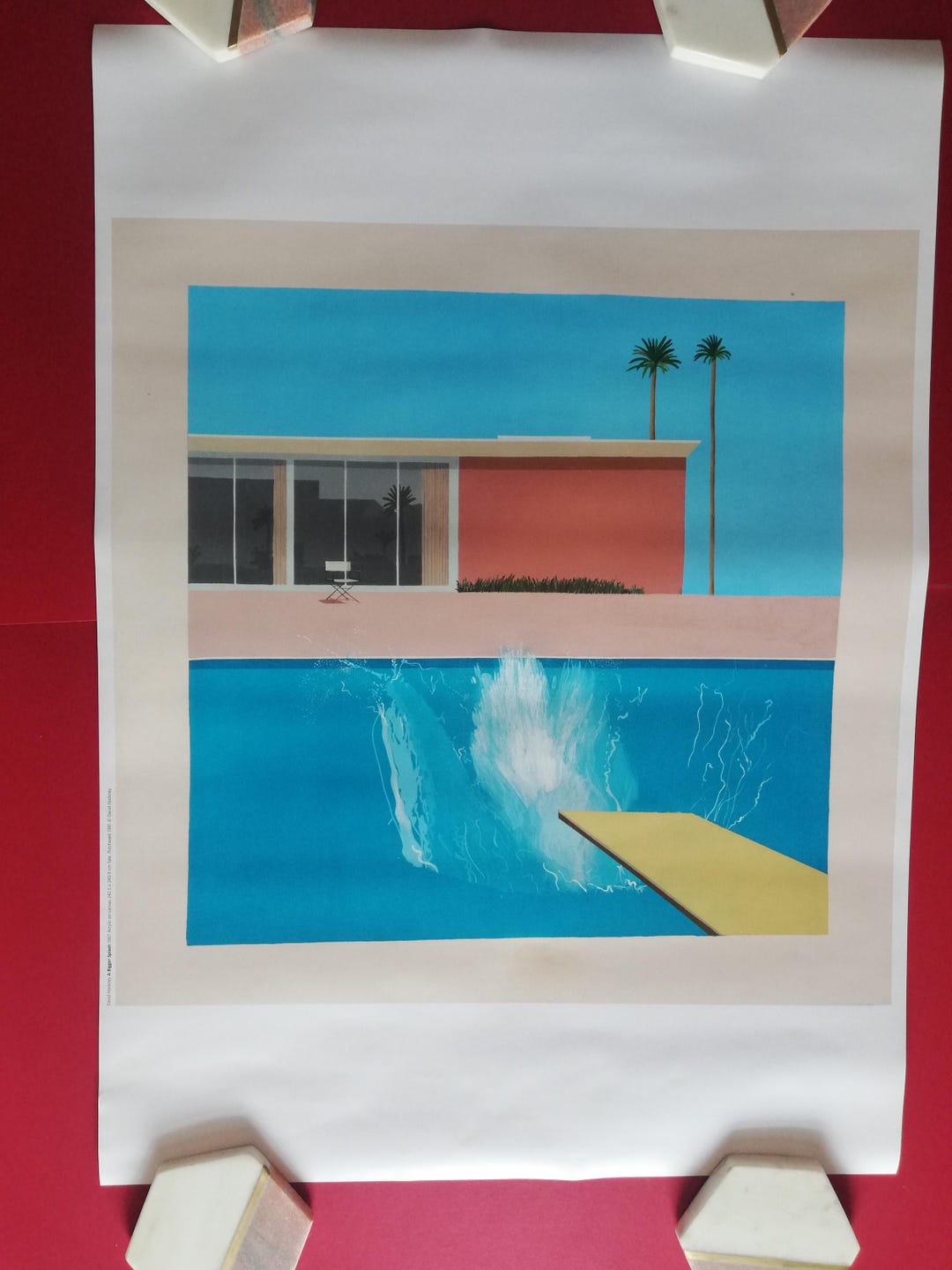 David Hockney A Bigger Splash 1967 Poster From Tate Britain - Etsy
