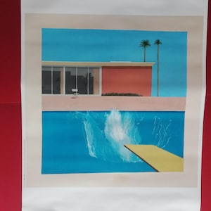 David Hockney Print a Bigger Splash - Etsy Canada