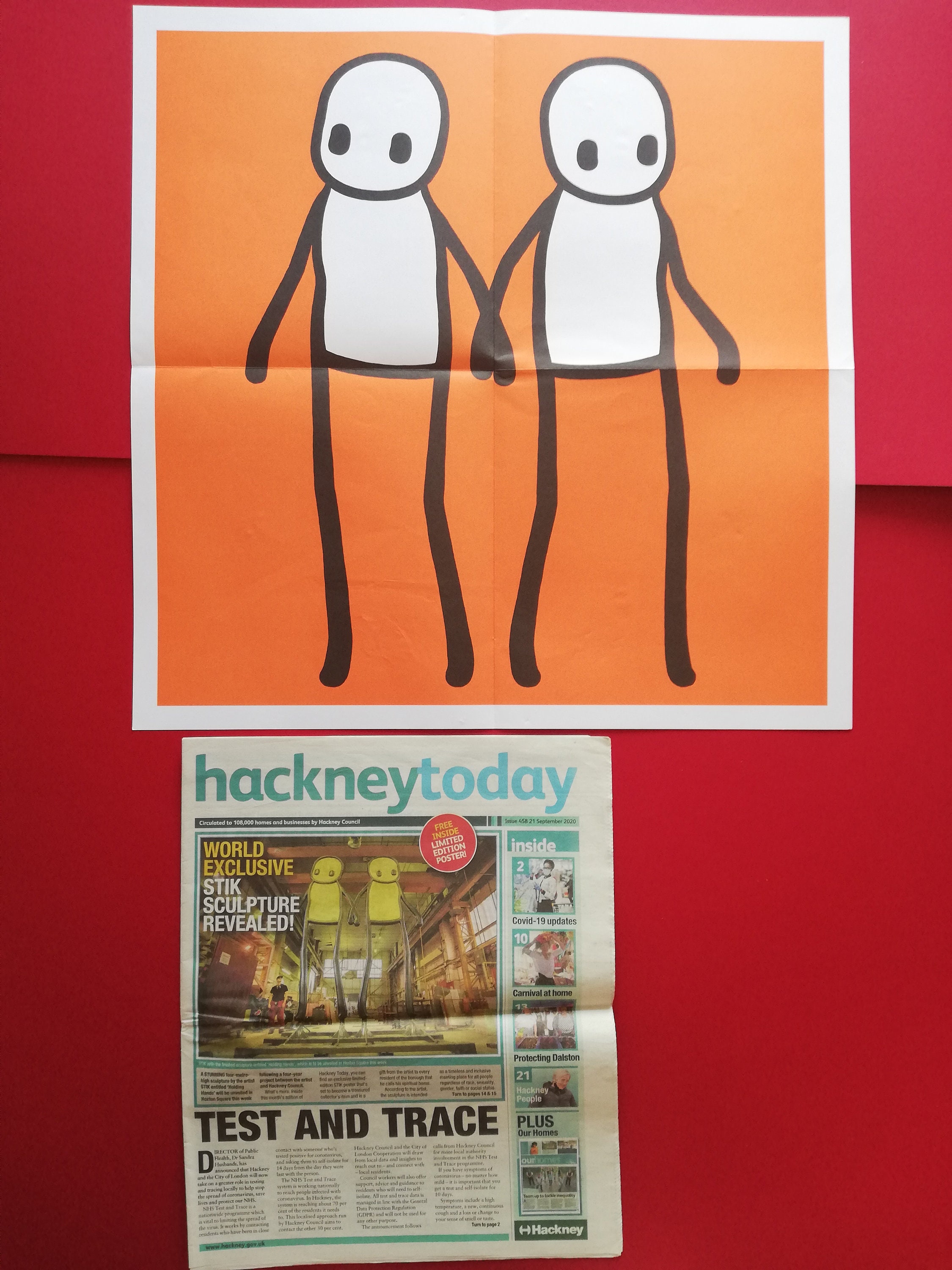 UK限定 STIK Hackney Today ポスター UK限定 STIK Hackney Today