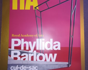 Pyllida Barlow 2019 original Ausstellungsplakat