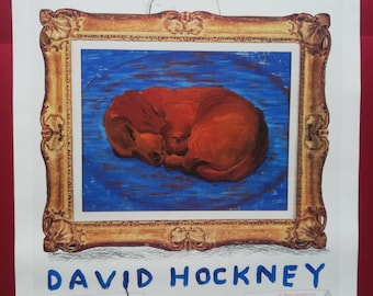 David Hockney: 1988 vintage poster