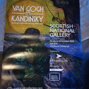 Van gogh original exhibition poster