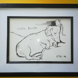 David hockney little boodge framed