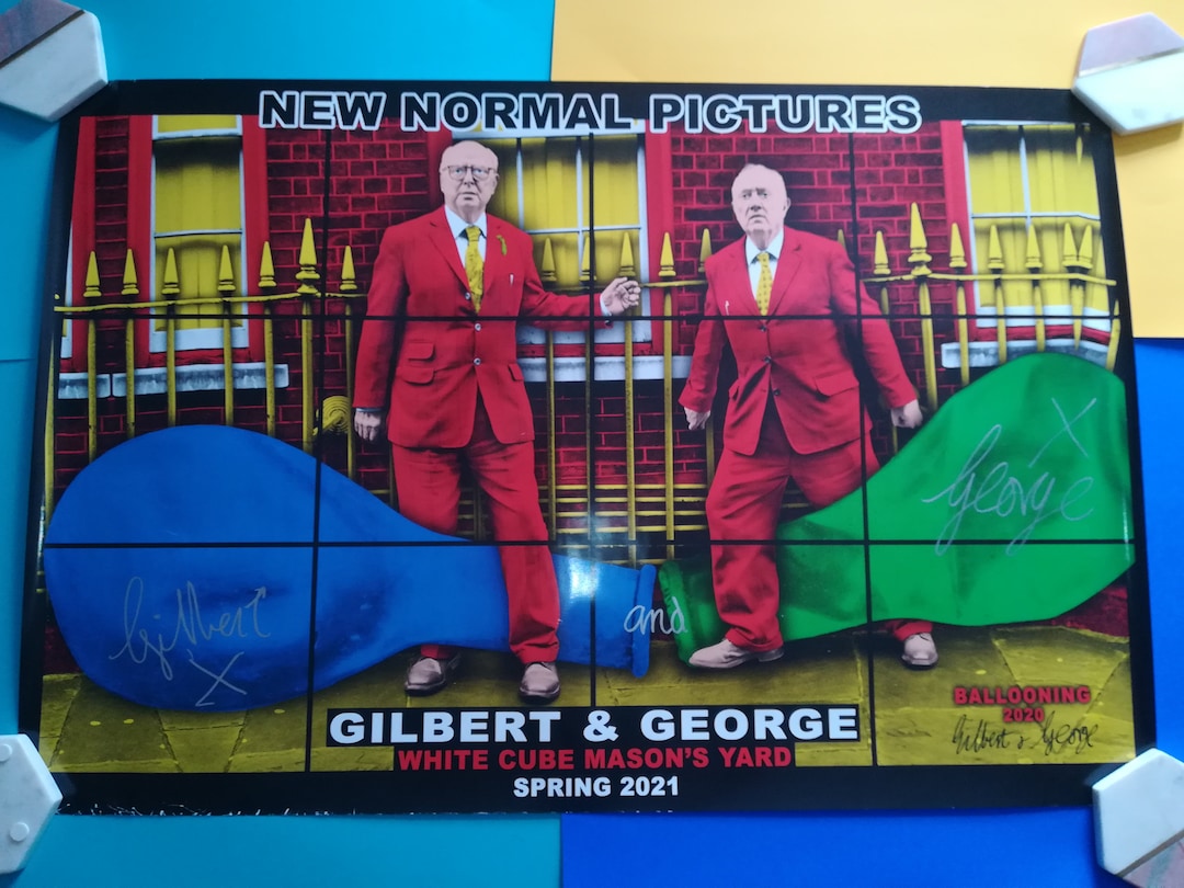 Gilbert and George New Normal Signed Poster - Etsy
