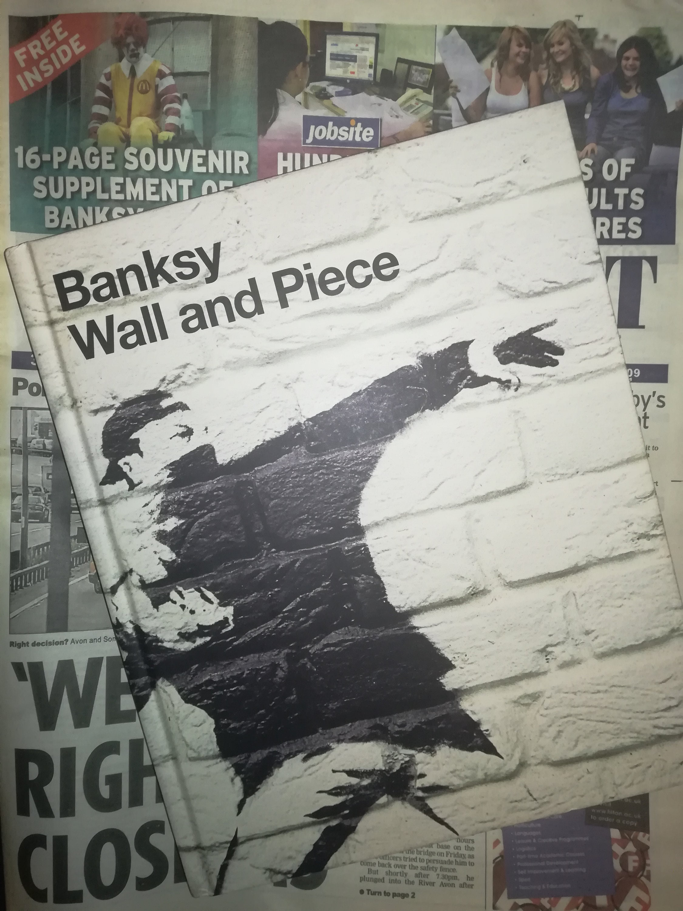 Banksy Wall and Piece Rare First Edition Second Printing Etsy