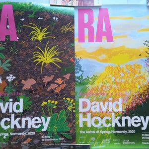 David Hockney the arrival of spring x2 poster