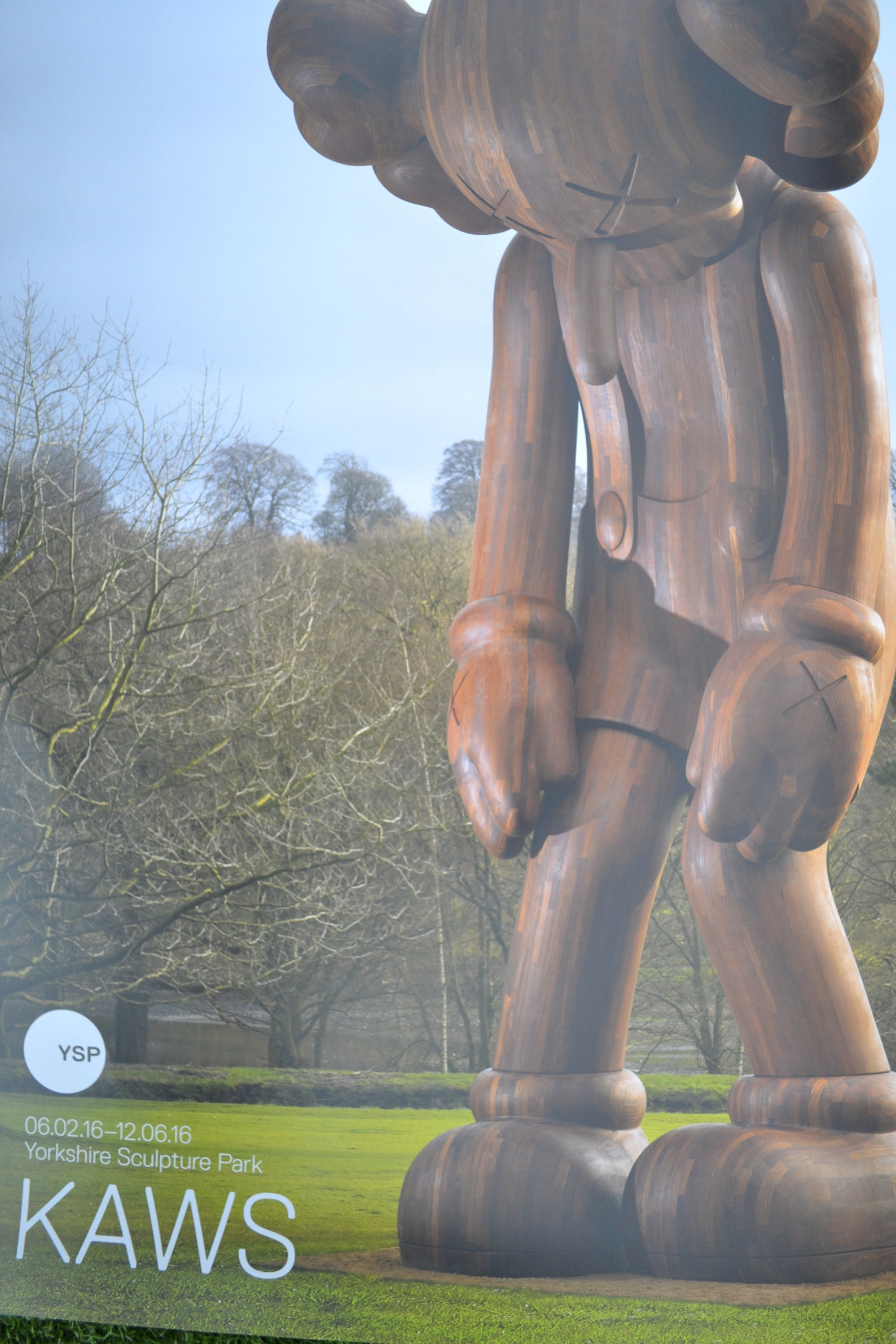 Kaws Yorkshire Sculpture Park Poster Spring With Receipt Etsy