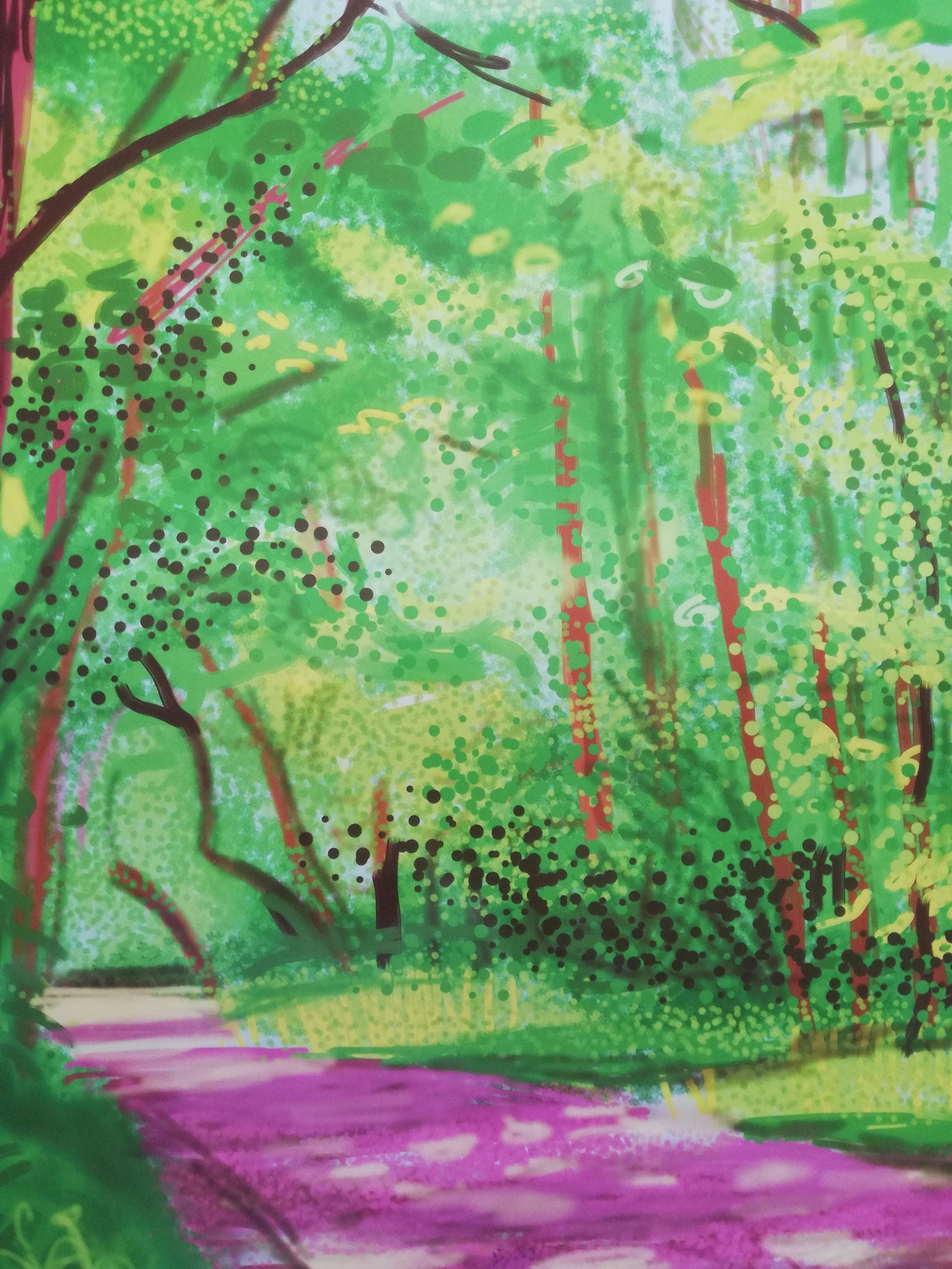 28th April 2011 (the Arrival of Spring) by David Hockney Poster - Etsy