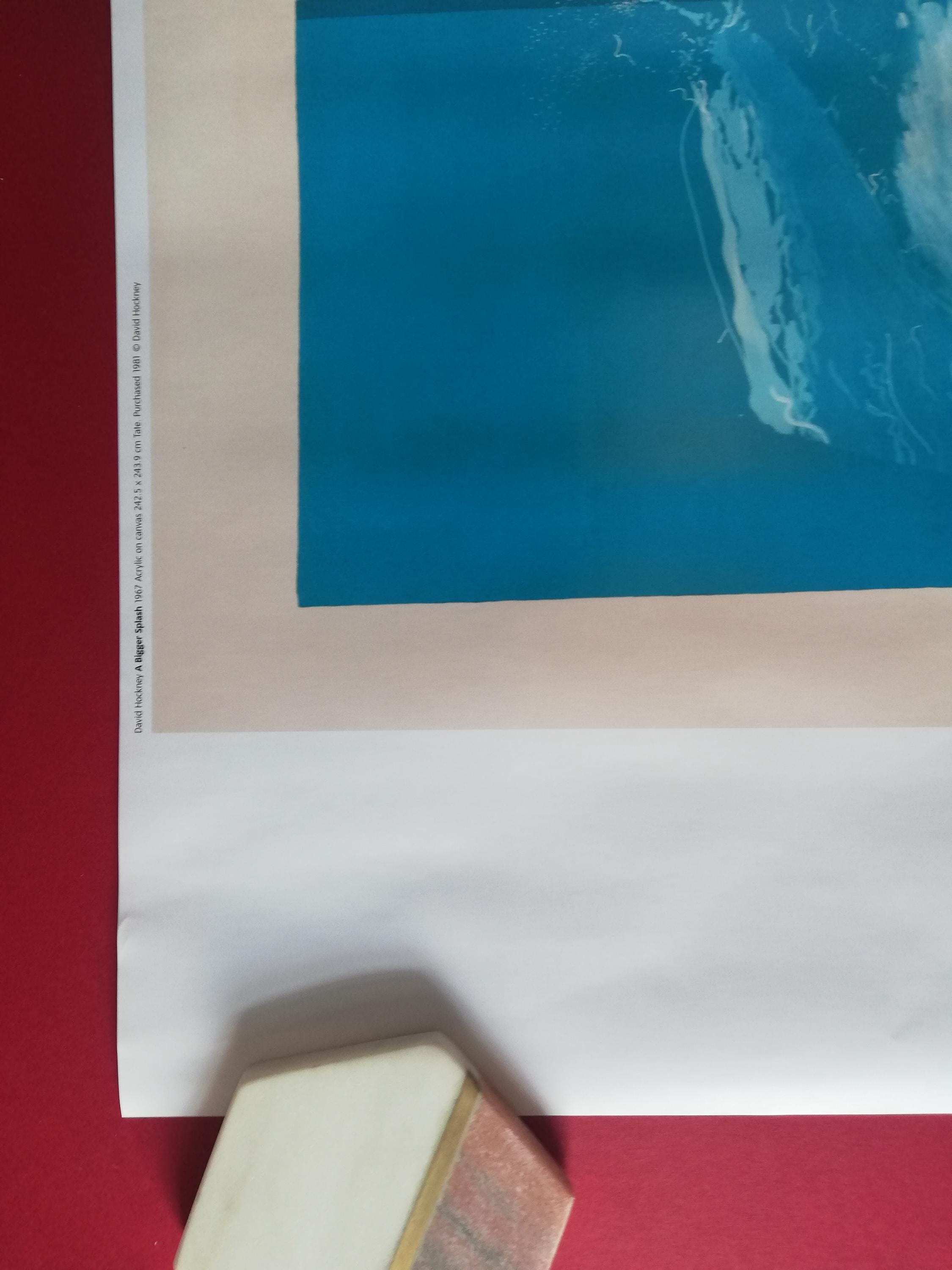 David Hockney A Bigger Splash 1967 Poster From Tate Britain - Etsy