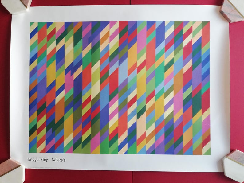 Bridget Riley Poster From the Tate 2001 - Etsy Australia