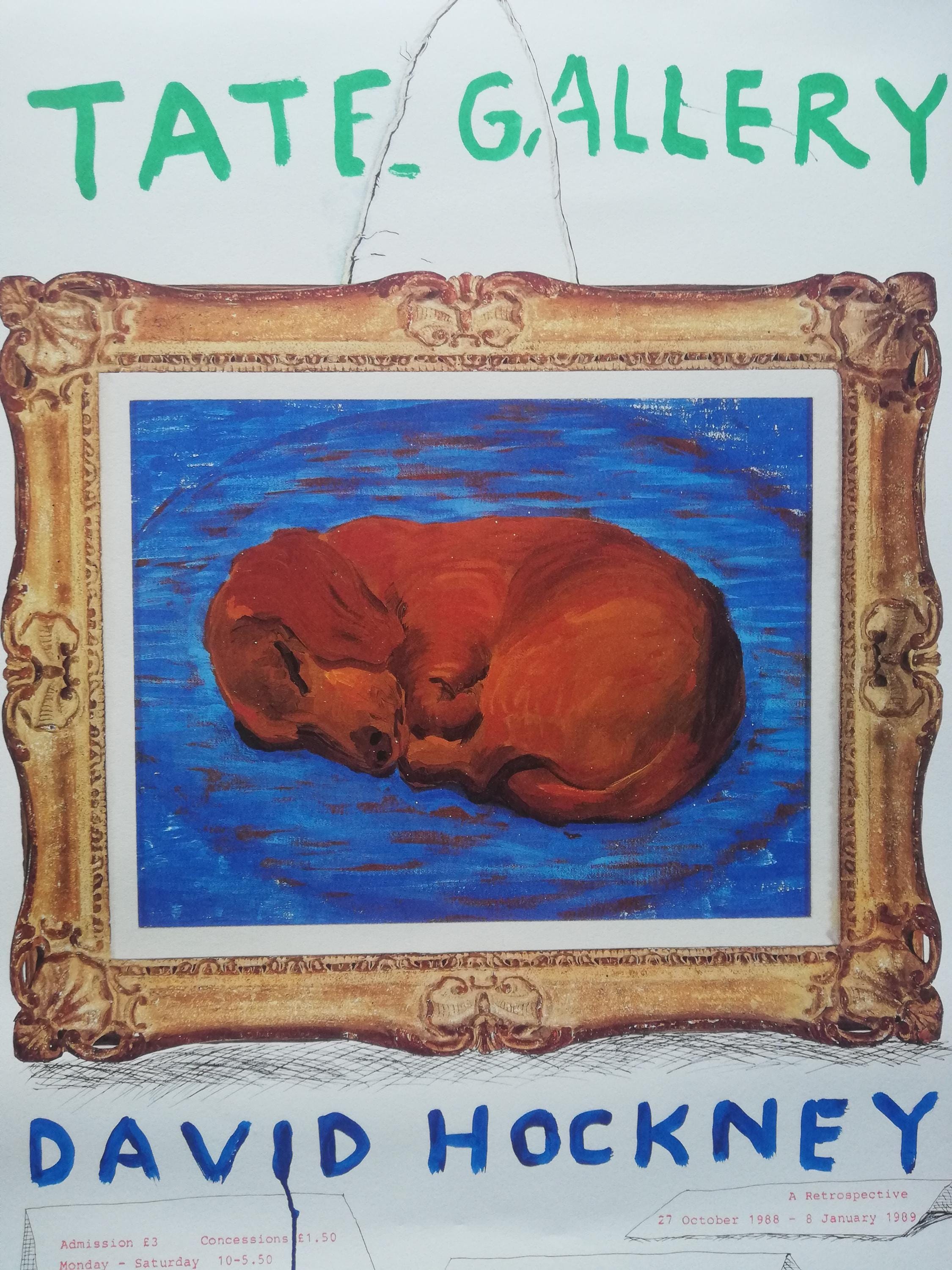 David Hockney: 1988 Vintage Poster - Etsy