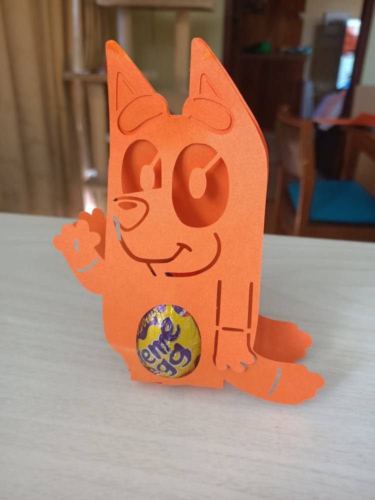 Bluey and bingo easter egg / lollipop holders Etsy