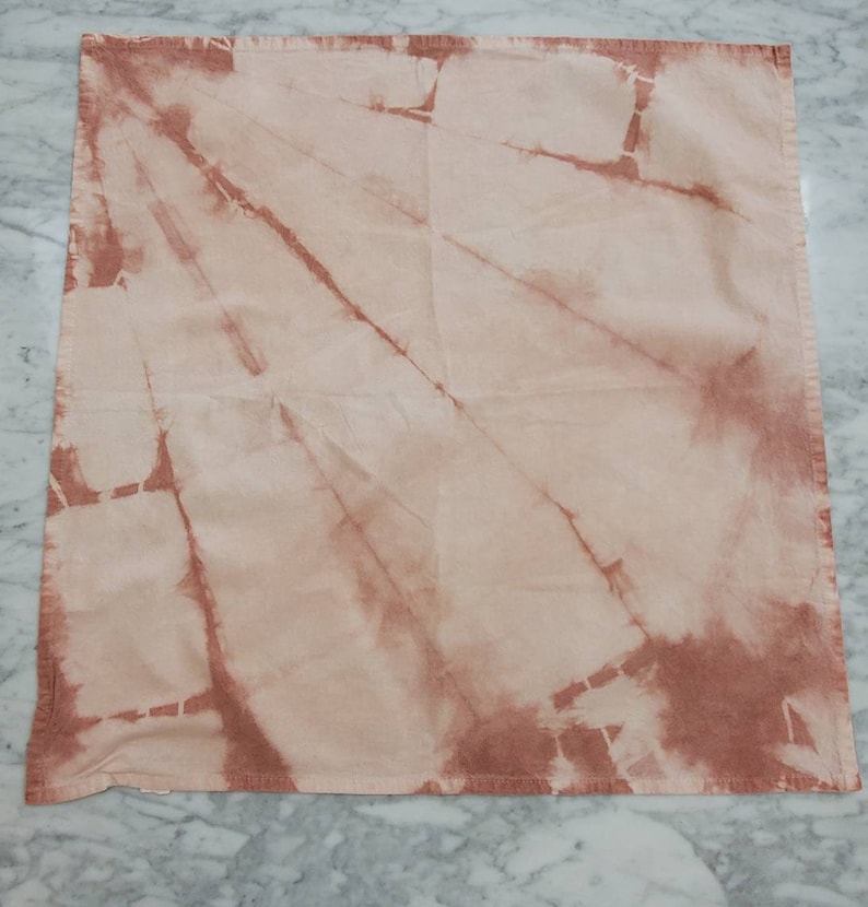 finger tip towel tea towel Natural dyed flour sack towel Shibori /& tiedye. Eco friendly lunch bag place mat kitchen towel guest towel