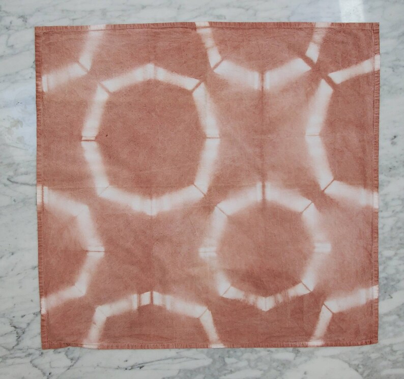 finger tip towel tea towel Natural dyed flour sack towel Shibori /& tiedye. Eco friendly lunch bag place mat kitchen towel guest towel