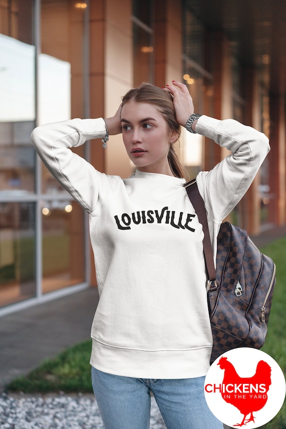 Louisville Cardinals Womens Cardinal Campus Rounded Bottom Crew