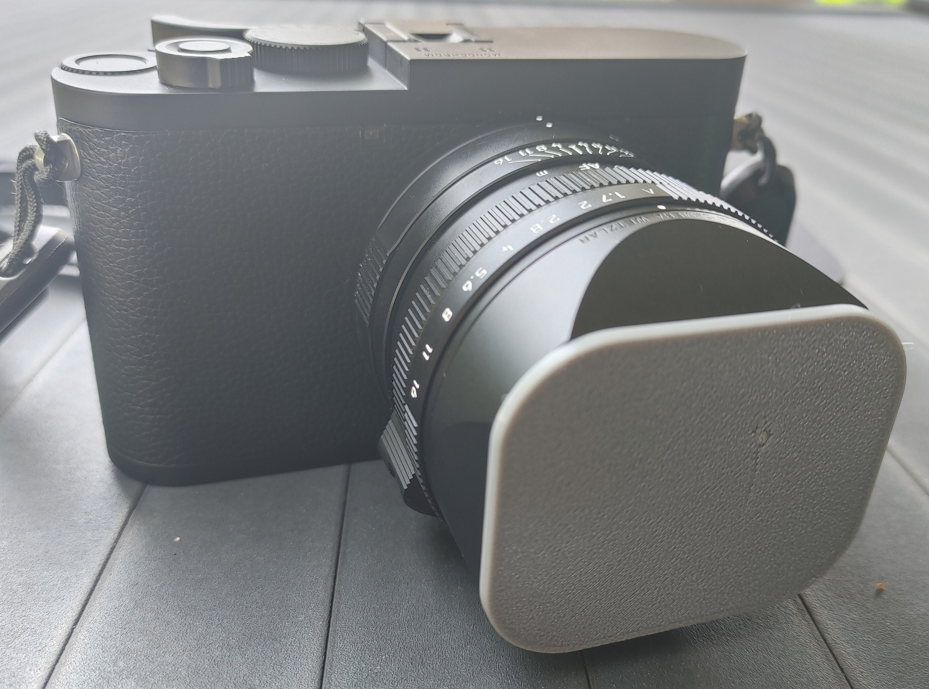 Pare-soleil Leica FISON Noir ø36mm - Slip-on Pour Elmar - Occasion