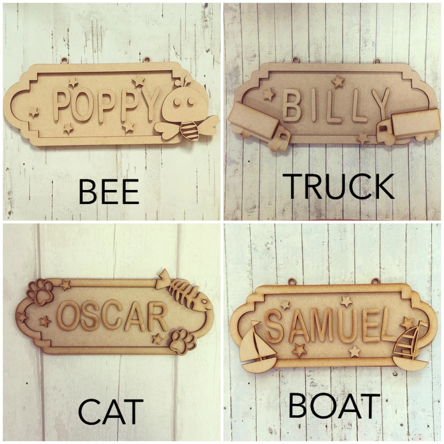 Personalised Wall Plaque various designs Etsy