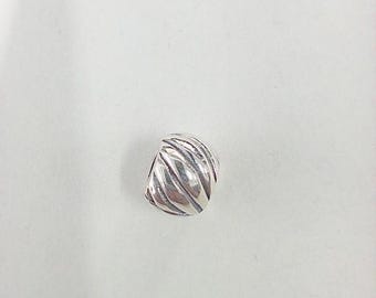 Clip para charm de plata de ley con plumas de Pandora
