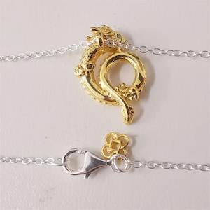 pandora Two-tone Chinese Year of the Dragon Collier Necklace