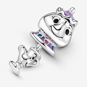Beauty and the Beast Mrs. Potts and Chip Dangle Pandora Charm