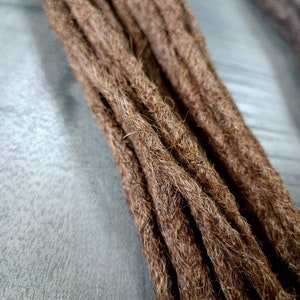 5 STK 55-60 8-9mm Dreadlocks Echthaar, Versandbereit, Bild 5