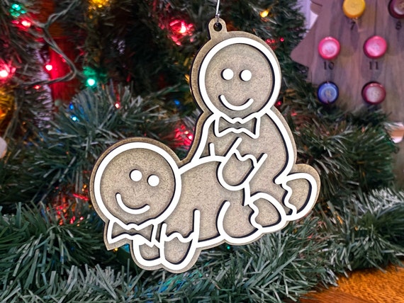 FREE CUSTOMIZATION Porn Ornament Naughty Gingerbread