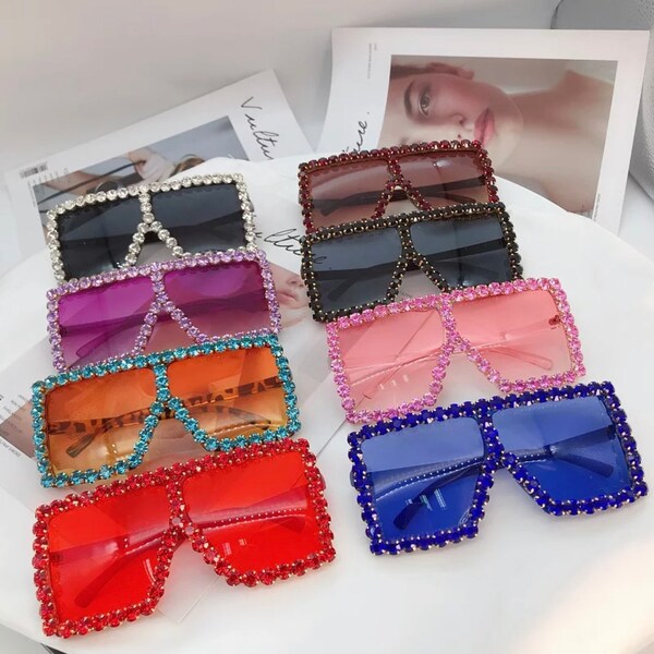 Bling Sunglasses Etsy